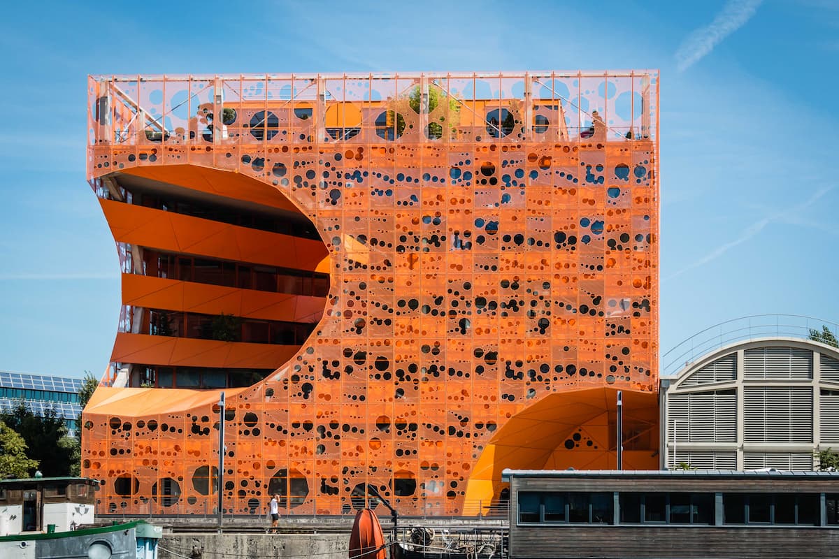 Le cube orange Lyon Confluence